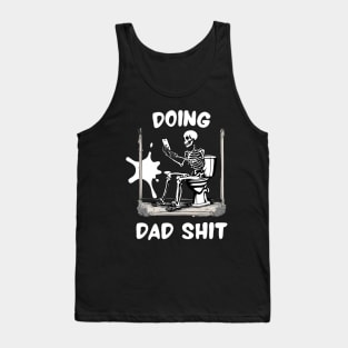 Just Doing Dad Shit, But Cooler Funny Cringey Dad Jokes Sarcasm Dad Tank Top